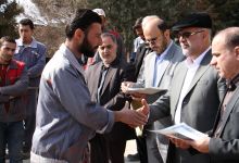 گزارش تصویری از آئیین درختکاری و تقدیر ازهمکاران فضای سبز دانشگاه